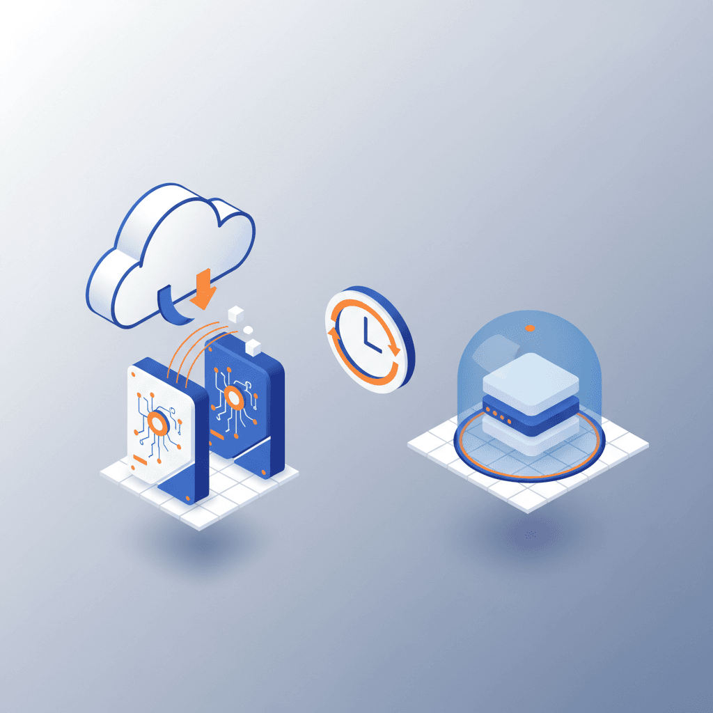 Automated cloud backup and disaster recovery