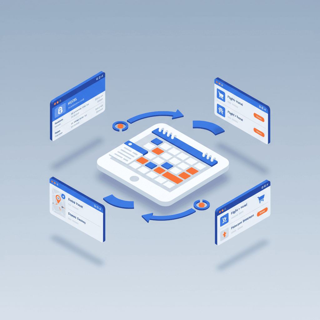 Connected booking and distribution channels