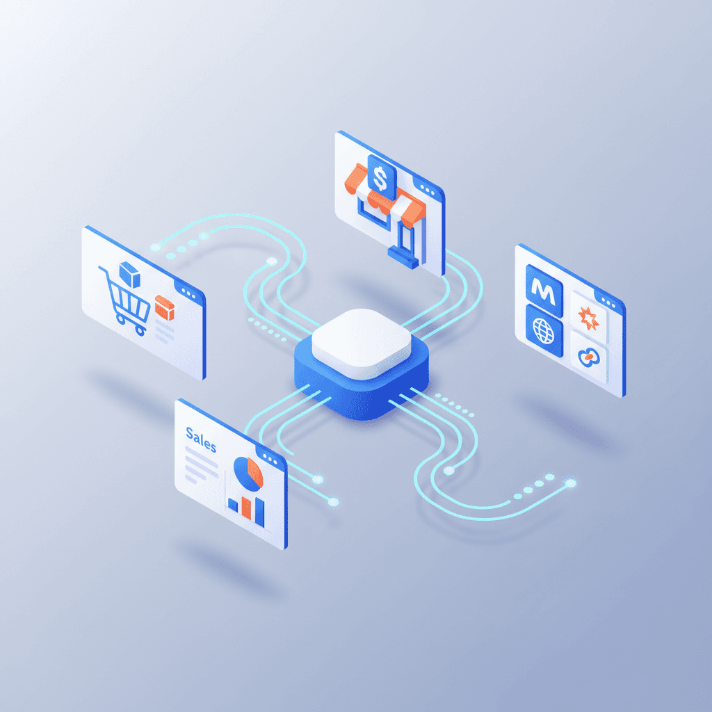 Connected multi-channel commerce platforms